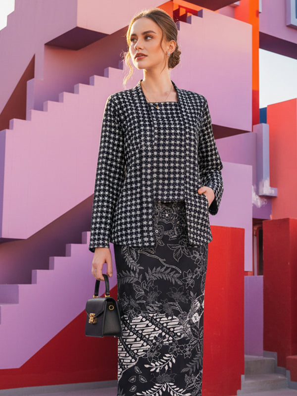 BAJU KEBAYA SADHANA (MIDNIGHT BLUE)